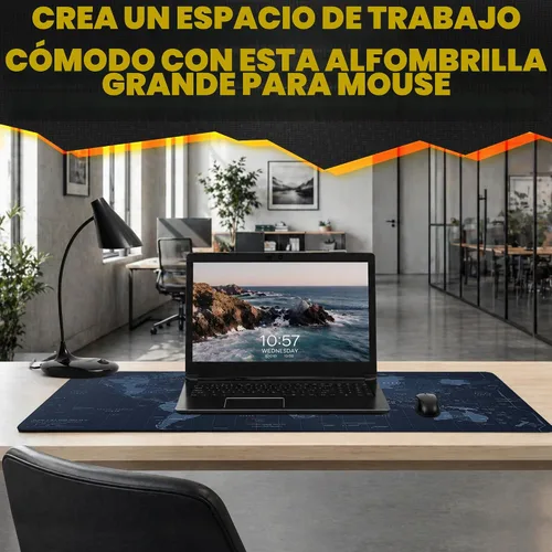 Vista 5 de Alfombrilla de mouse para juegos personalizada, alfombrilla de escritorio grande, antideslizante