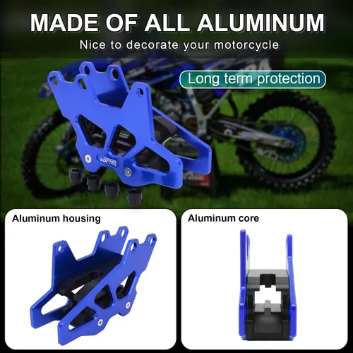 Vista 3 de AnXin Guía de cadena de motocicleta Protector de protección CNC para YZ125 YZ250 YZ250F YZ400F YZ426F YZ450F DRZ400 DRZ400E DRZ400S DRZ400SM WR250F