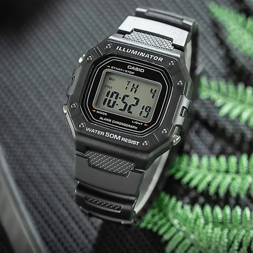 Vista 3 de Lijinlan Correa de reloj de repuesto de resina para hombre Casio AE-1000W AE-1200 AE-1300 AEQ-110W AQ-S800W MRW-200H SGW-300H SGW-400H W-216H W-218H
