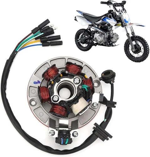 Vista 8 de Reemplazo de estator Magneto, placa de estator Magneto de repuesto de 5 bobinas, estator de encendido magnético, accesorio de motocicleta apto