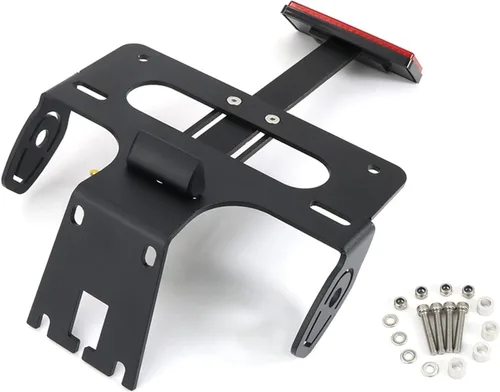 Vista 4 de ASSYA Soporte para placa de matrícula de matrícula para motocicleta, compatible con Kawasaki Ninja H2 H2R 2015-2022