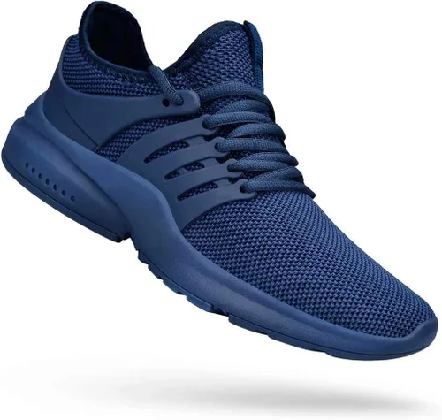 Vista 2 de Troadlop - Tenis de correr para hombre, antideslizantes, transpirables, ligeras, resistentes al deslizamiento, deportivas, para caminar, gimnasio