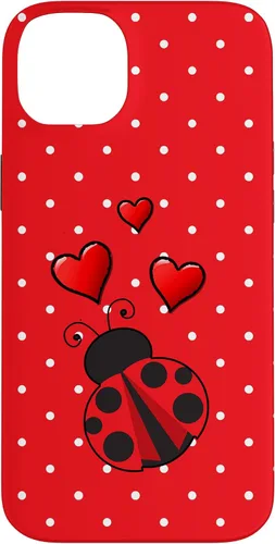 Vista 15 de Ladybug - Carcasa para iPhone 17, diseño de lunares rojos y blancos