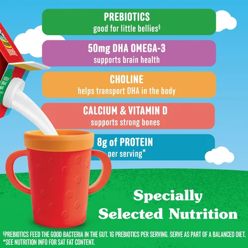 Vista 8 de Horizon Organic Growing Years - Leche entera con DHA Omega 3, medio galón, orgánico, 64 onzas líquidas