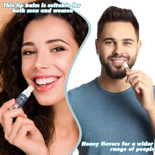 Vista 4 de Juego de 144 bálsamos labiales de Navidad, 48 bálsamos labiales de Feliz Navidad, regalos de agradecimiento para compañeros de trabajo, amigas