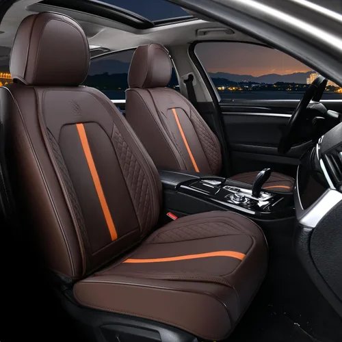 Vista 17 de Doogo Fundas de asiento de automóvil, fundas de asiento delantero para automóviles, protector universal de asiento de automóvil, fundas de asiento