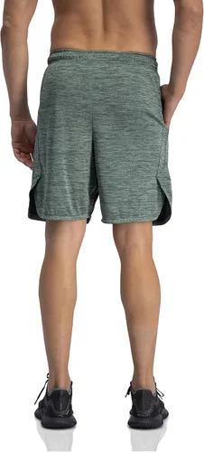 Vista 3 de Dry FIT Gym Shorts for Men - Mens Workout Running Shorts - Moisture Wicking with Pockets and Side Hem