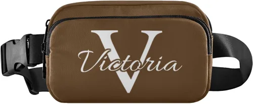 Vista 10 de Riñoneras personalizadas para mujeres y hombres, bolsa de cinturón personalizada con correa ajustable, riñoneras de moda, bolsa cruzada para la #01