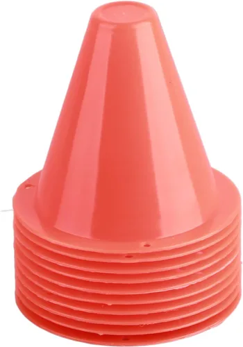 Vista 11 de 10 mini conos, conos de fútbol, barreras de fútbol, soporte de marcador de plástico para fútbol, baloncesto, fútbol, agilidad y entrenamiento