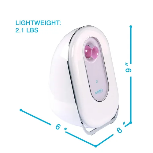 Vista 9 de Aurora Health & Beauty Nano Ion Facial, boquilla ajustable y vaporizador portátil