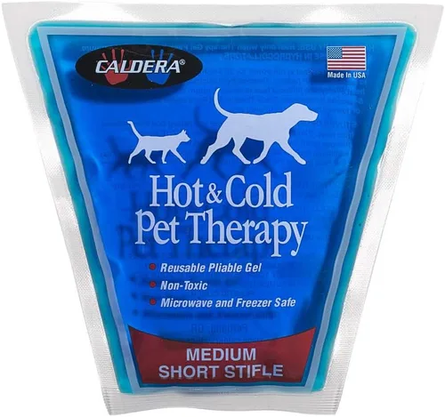 Vista 3 de Caldera Pet Therapy - Paquete de gel para hombro y cadera, mediano, color azul