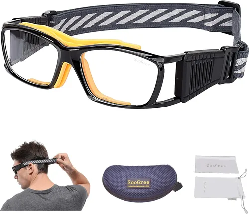 Vista 9 de SooGree Gafas protectoras deportivas para baloncesto para hombres y mujeres