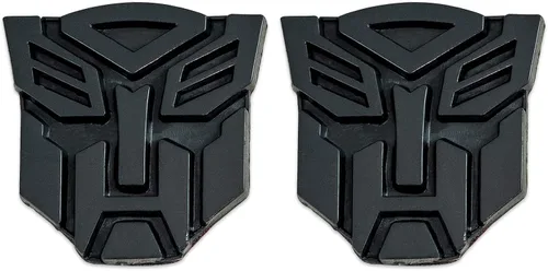 Vista 2 de Transformadores Autobot Car Black Badge Emblem 3D Logo Pequeño