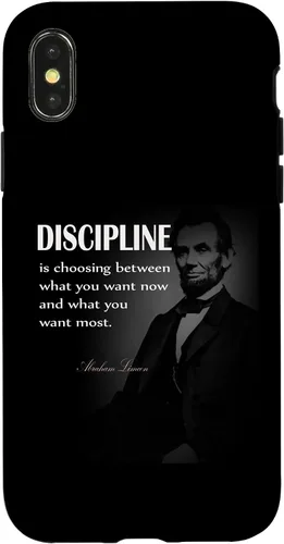 Vista 4 de Funda con cita para iPhone 15 Abraham Lincoln