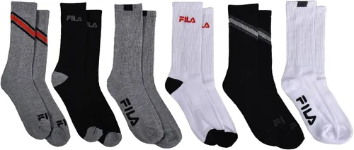 Vista 2 de Fila Calcetines de media amortiguación a rayas para hombre
