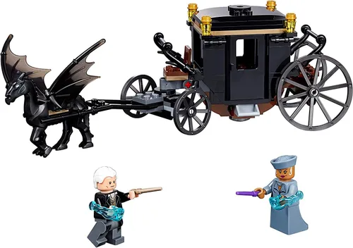 Vista 6 de Lego 75951 Animales fantásticos Grindelwald´S Escape Carriage Toy, regalos de Harry Potter, juguetes de construcción y juego para niños