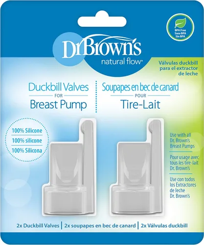 Vista 2 de Dr. Brown's Válvulas de pico de pato para extractor de leche