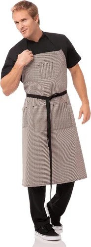 Vista 2 de Chef Works Unisex Portland Chefs Bib Apron