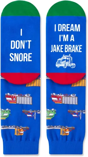 Vista 3 de Zmart Men Women Funny Gifts Trucker Gifts Tractor Gifts, Unisex Funny Socks Truck Socks Tractor Socks
