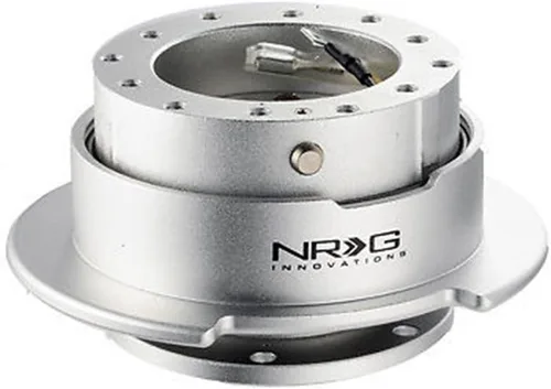 Vista 8 de Conjunto de liberación rápida NRG Innovations, M, azul, cromo titanio (New Blue Body/Titanium Chrome)
