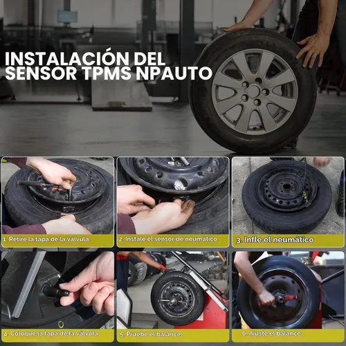 Vista 6 de Sensor de presión de neumáticos TPMS para Ford F150 06-08 Explorer Mustang