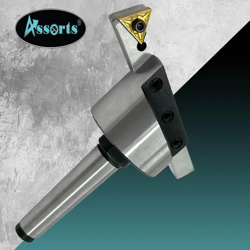 Vista 11 de Cortador de moscas de diámetro de cabeza de 2" pulgadas (1.969 in) para fresado y máquina de torno con broca de inserción de carburo reemplazable