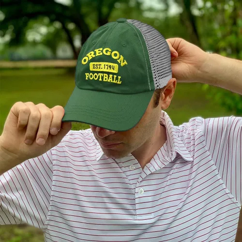 Vista 5 de Sombreros de béisbol de malla para fanáticos del fútbol americano para hombres y mujeres, sombrero de sol deportivo bordado de Miami, gorra clásica