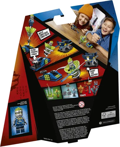 Vista 5 de LEGO NINJAGO Spinjitzu Slam Jay 70682 Kit de construcción (72 piezas)