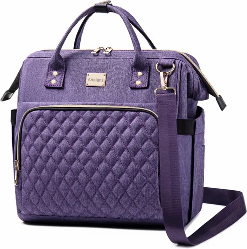 Vista 8 de Artelaris Bolsa de almuerzo aislada para mujeres y hombres, lonchera grande reutilizable, bolsas tipo tote refrigeradoras a prueba de fugas