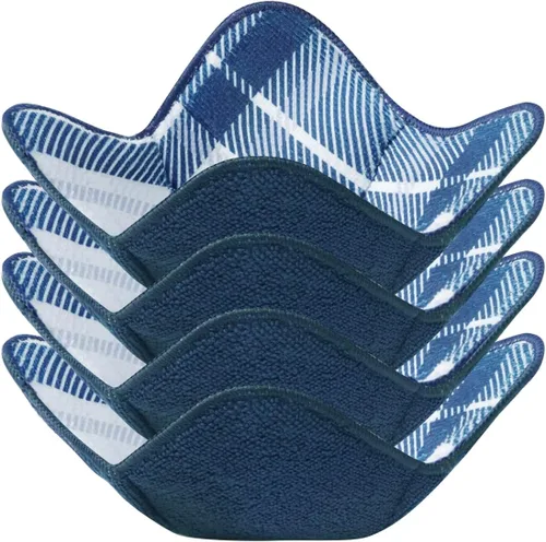 Vista 12 de Aticca Juego de Soportes Acogedores para Ollas de Microondas para Alimentos Calientes, Juego de 4 Almohadillas Calientes para Tazas de Caldo
