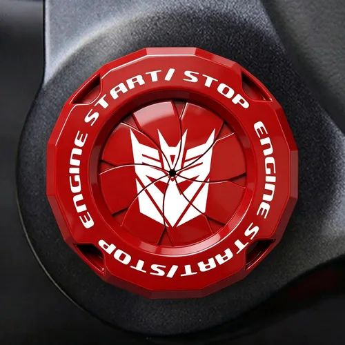 Vista 26 de Cubierta de Botón de Arranque Giratorio, Accesorios de Motor de Coche Push to Start Stop, Cubierta de Interruptor de Encendido Automático, Regalo