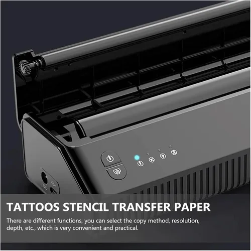 Vista 5 de Tattoo Transfer Machine Multifunction Heat Tool Tattoos Supply Stencil Tattooing Kit PVC Convenient Portable Copier