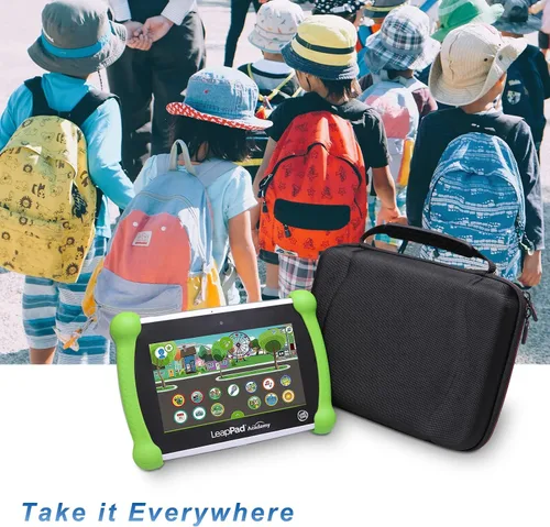 Vista 6 de XANAD Estuche rígido para Leapfrog Epic Academy Edition/Leapfrog LeapPad Ultimate Kids'Learning Tablet - Viajes - Bolsa protectora de almacenamiento