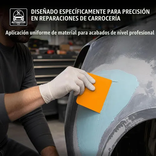 Vista 5 de Custom Shop Herramientas Esparcidoras de Relleno Corporal de Plástico de 4, 5 y 6 Pulgadas para Rellenos de Carrocería Automotriz, Masillas