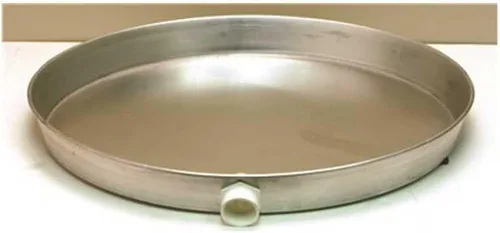Vista 4 de Charola de drenaje para calentador de agua de aluminio Camco con guarnición de PVC., 20 - pulgadas