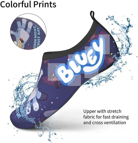 Vista 4 de NZHMZJK Zapatos de agua para niños y niñas, calcetines acuáticos de secado rápido, para natación, playa, yuga, ejercicio, deporte, piscina, camping