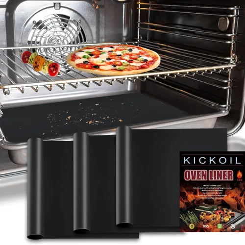 Vista 9 de Revestimientos de horno para la parte inferior del horno/horno eléctrico/horno de gas/horno tostador/parrilla de microondas, antiadherente