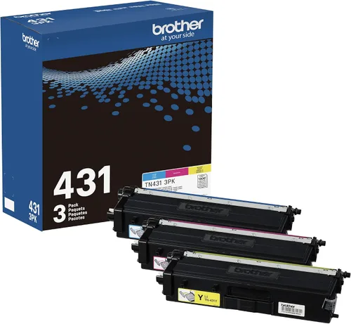 Vista 18 de Brother Cartucho de tóner negro de alto rendimiento genuino TN433 2PK (TN4332PK)