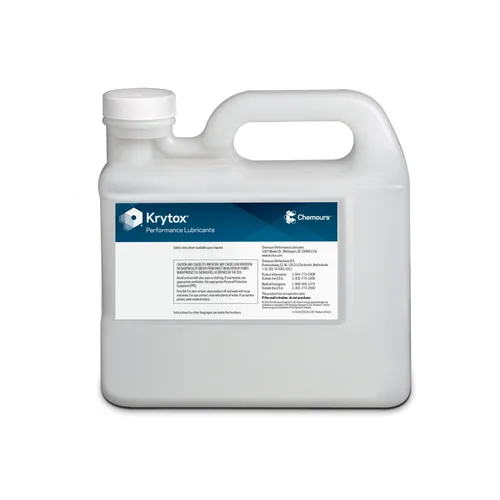 Vista 3 de MSD050101 Chemours Krytox Modle GPL105 Aceite industrial, botella de 1 onza