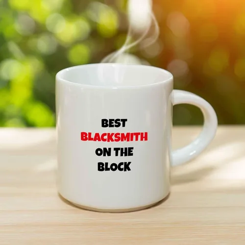 Vista 3 de Taza de café Best Blacksmith On The Block