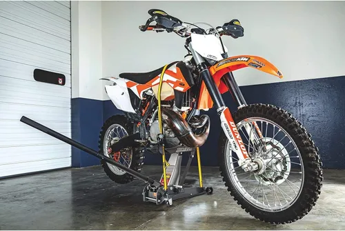 Vista 4 de Powerbuilt Gato de garaje de triple elevación de 3000 libras, vehículo resistente, camión, automóvil, motocicleta, elevación de transmisión