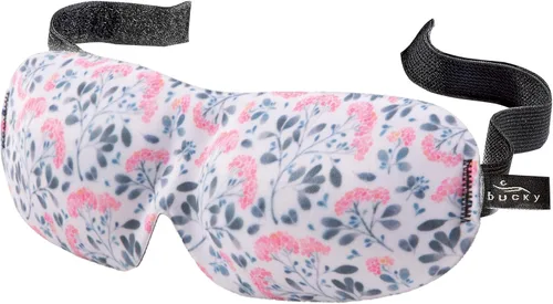 Vista 16 de Bucky 40 Blinks Máscara de Ojos Sin Presión para Viajes y Sueño, Blue Atlas, Talla Única