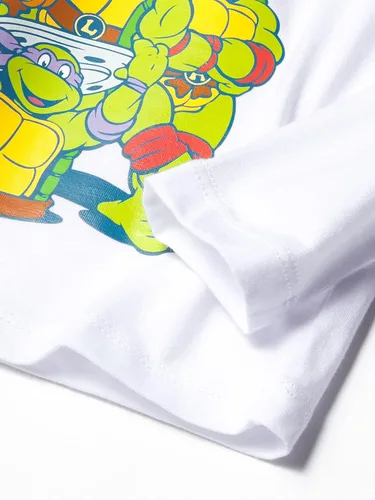 Vista 3 de Teenage Mutant Ninja Turtles Conjunto de 2 piezas de camiseta y pantalones deportivos de manga larga para niños pequeños