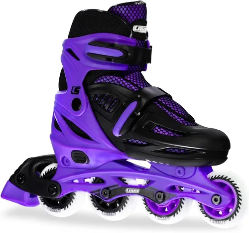 Vista 10 de Crazy Skates Patines en línea ajustables que se ajustan para adaptarse a cuatro tamaños