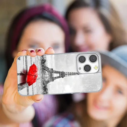 Vista 7 de Funda protectora completa para iPhone 13 Pro para mujeres, hombres y niñas, funda protectora completa a prueba de golpes, delgada, suave de TPU Una