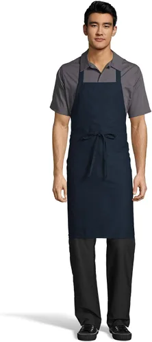 Vista 5 de Uncommon Threads Delantal con peto de restaurante clásico unisex para uniforme de trabajo