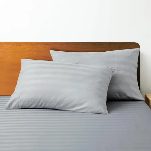 Vista 154 de Juego de 2 fundas de almohada 100% de algodón egipcio, fundas de almohada refrescantes de 400 hilos, fundas de almohada suaves y transpirables