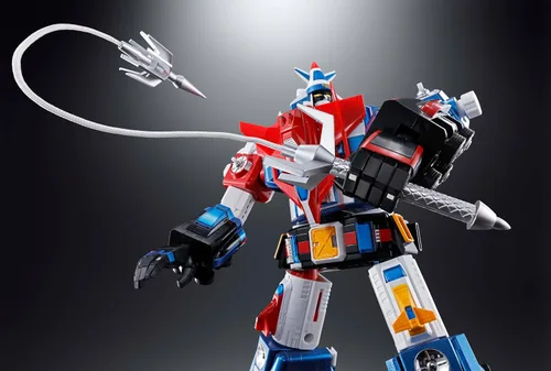 Vista 9 de TAMASHII NATIONS - Flota blindada Dairugger XV - GX-88 VOLTRON2 (Reedición) Figura coleccionable del alma de Chogokin
