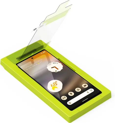 Vista 2 de PureGear Protector de pantalla de vidrio templado HD de máxima claridad para Google Pixel 6a, protector de protección premium, precisión