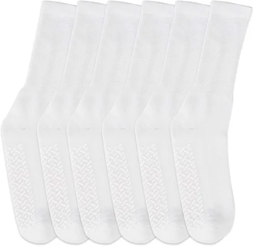 Vista 18 de Personal Touch Calcetines unisex para hombre o mujer, para diabéticos, cómodos, para hospital, 9 pares